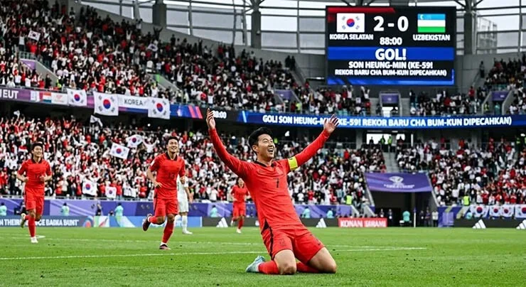 Son Heung Min lập kỷ lục về số bàn thắng cho ĐT Hàn Quốc